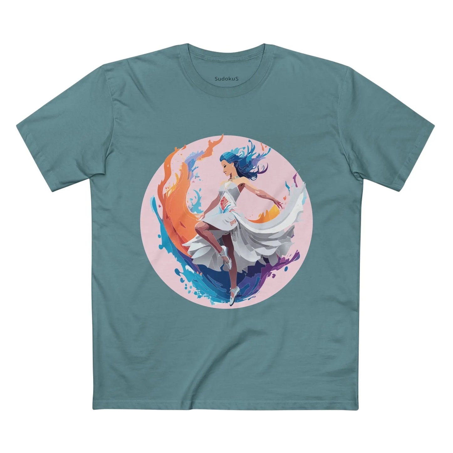 Dancer Graphic Unisex 100 Cotton Staple Tee 2