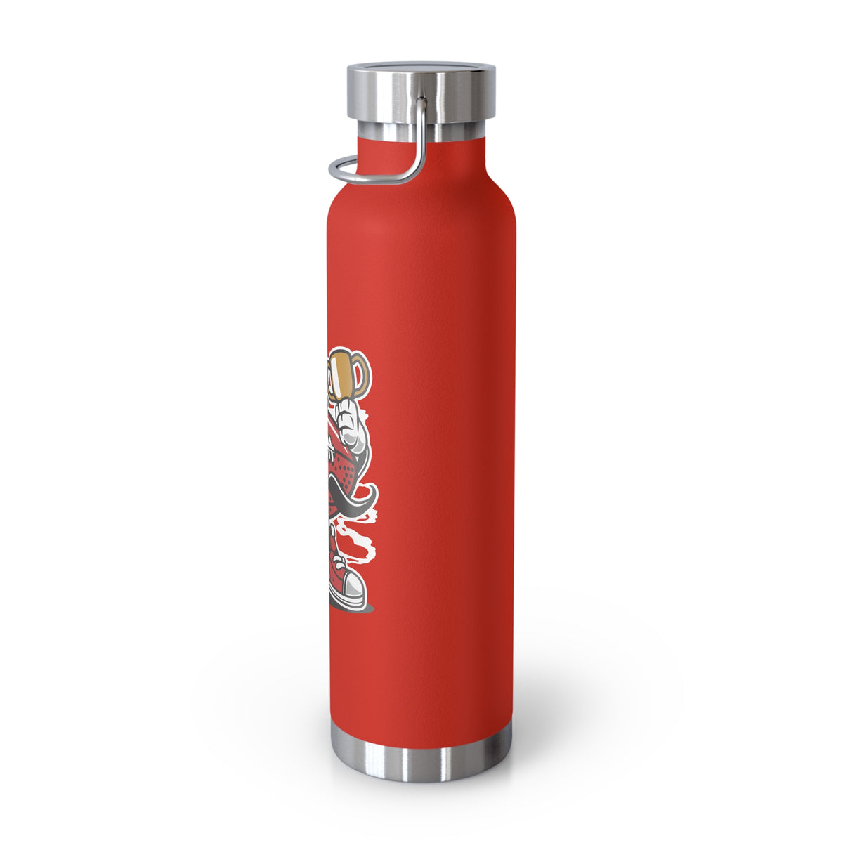 22oz Copper Insulated Water Bottle with Cartoon Design - CV21