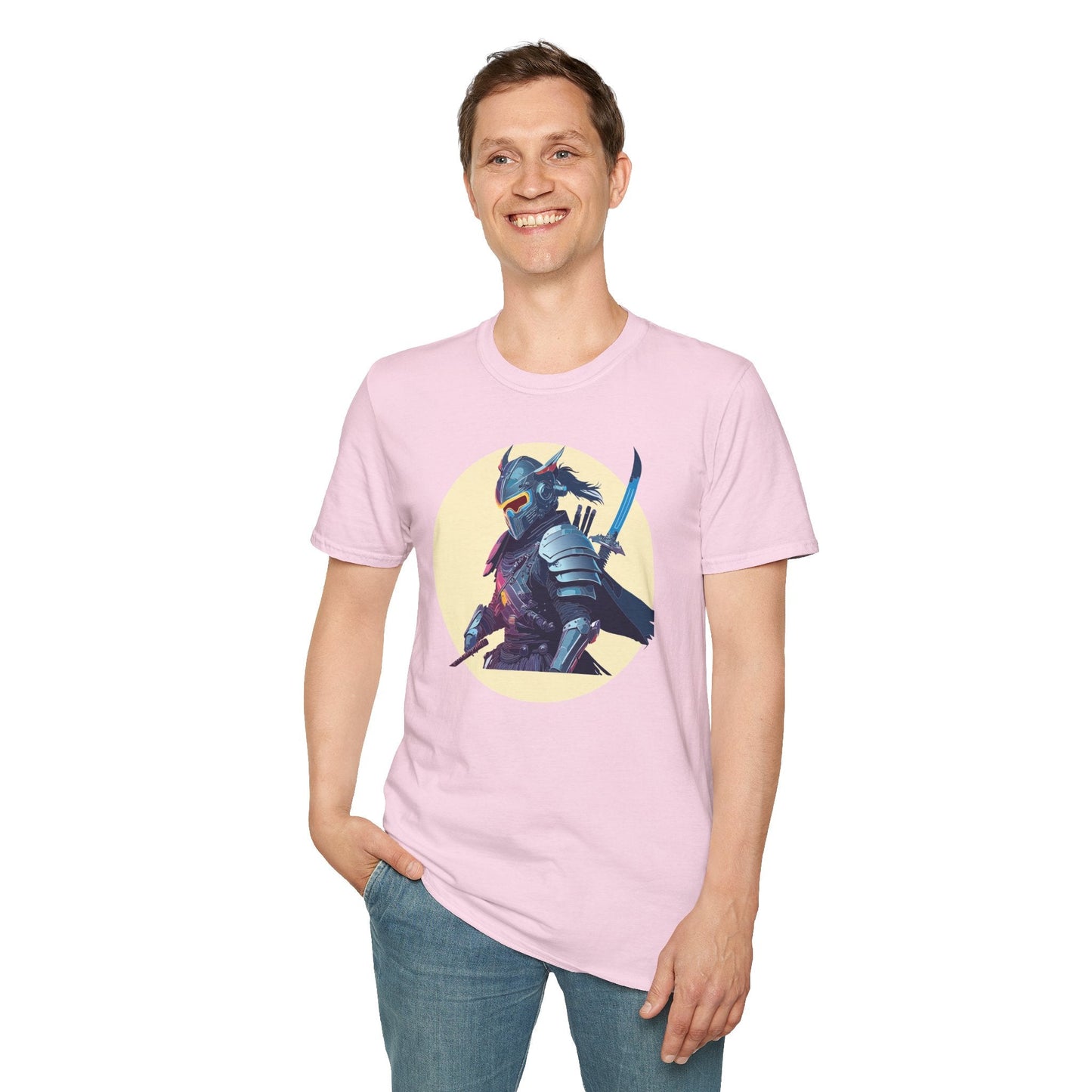 Samurai Shirt Unisex Softstyle Short Sleeve T Shirt Gildan 64000 Breathable Comfort Wear