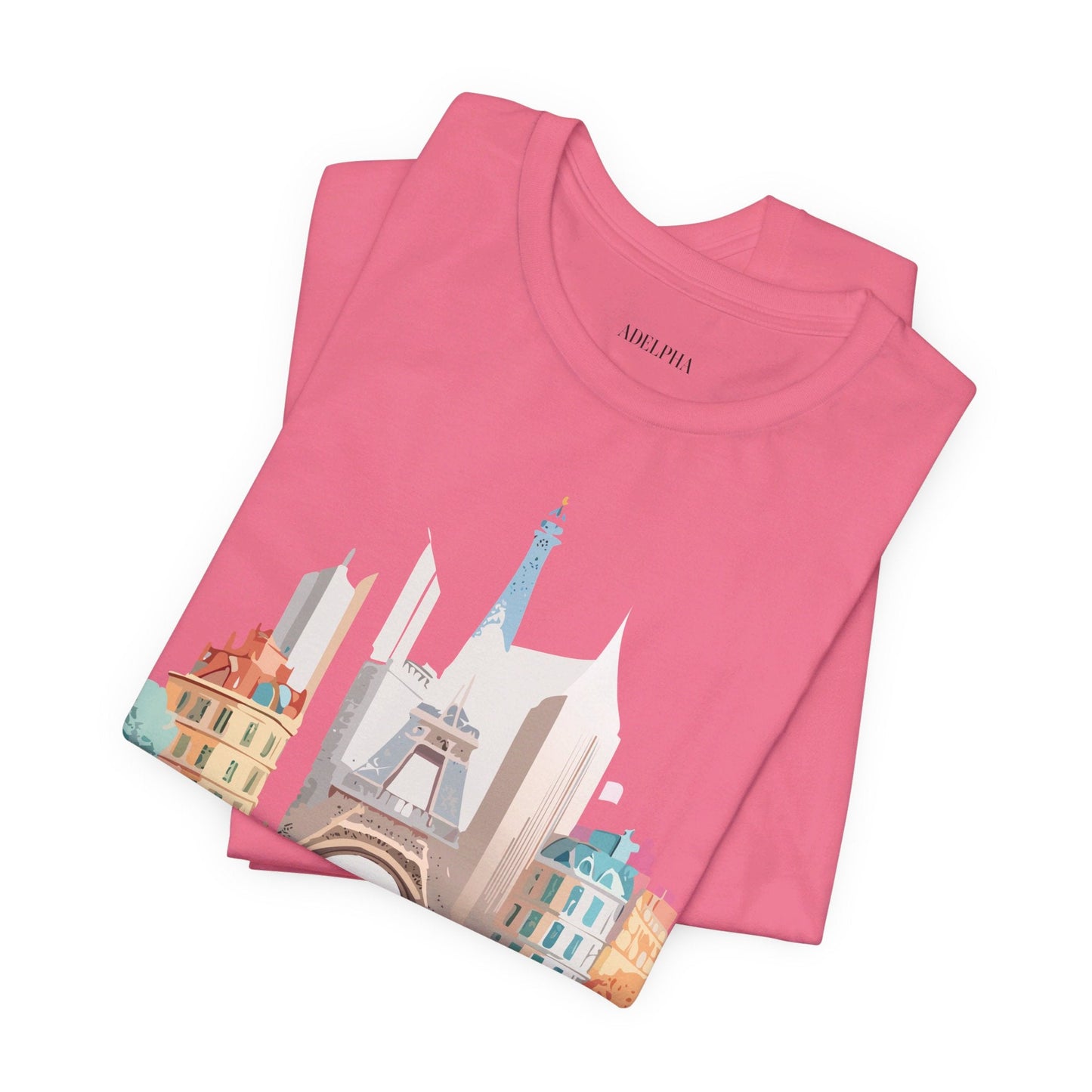 Adelpha Paris Graphic Tee Unisex Jersey Short Sleeve Vintage Inspired Artwork Collection