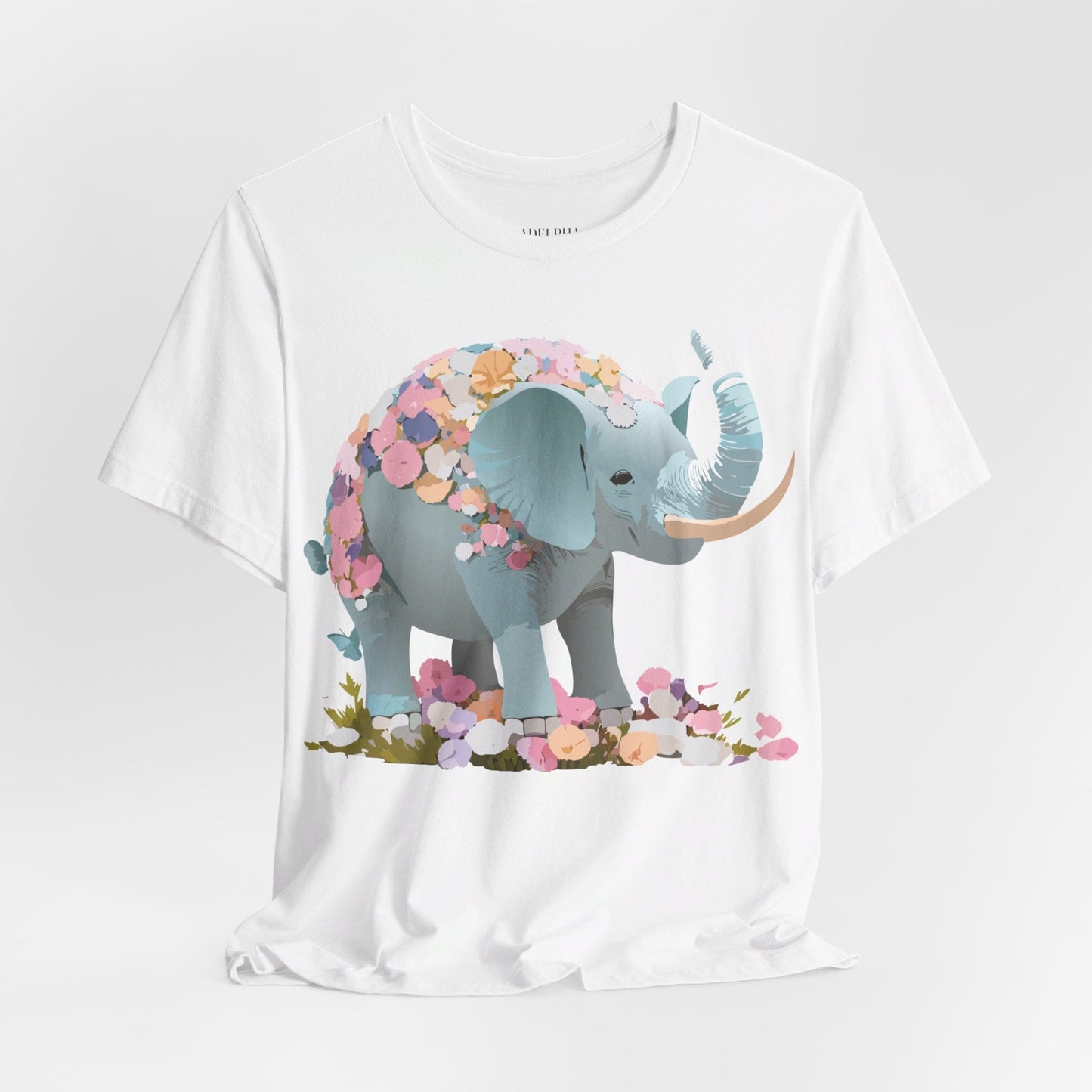 Elephant Graphic T Shirt From Adelpha Unisex Jersey Short Sleeve Vintage Inspired Art Design Tee