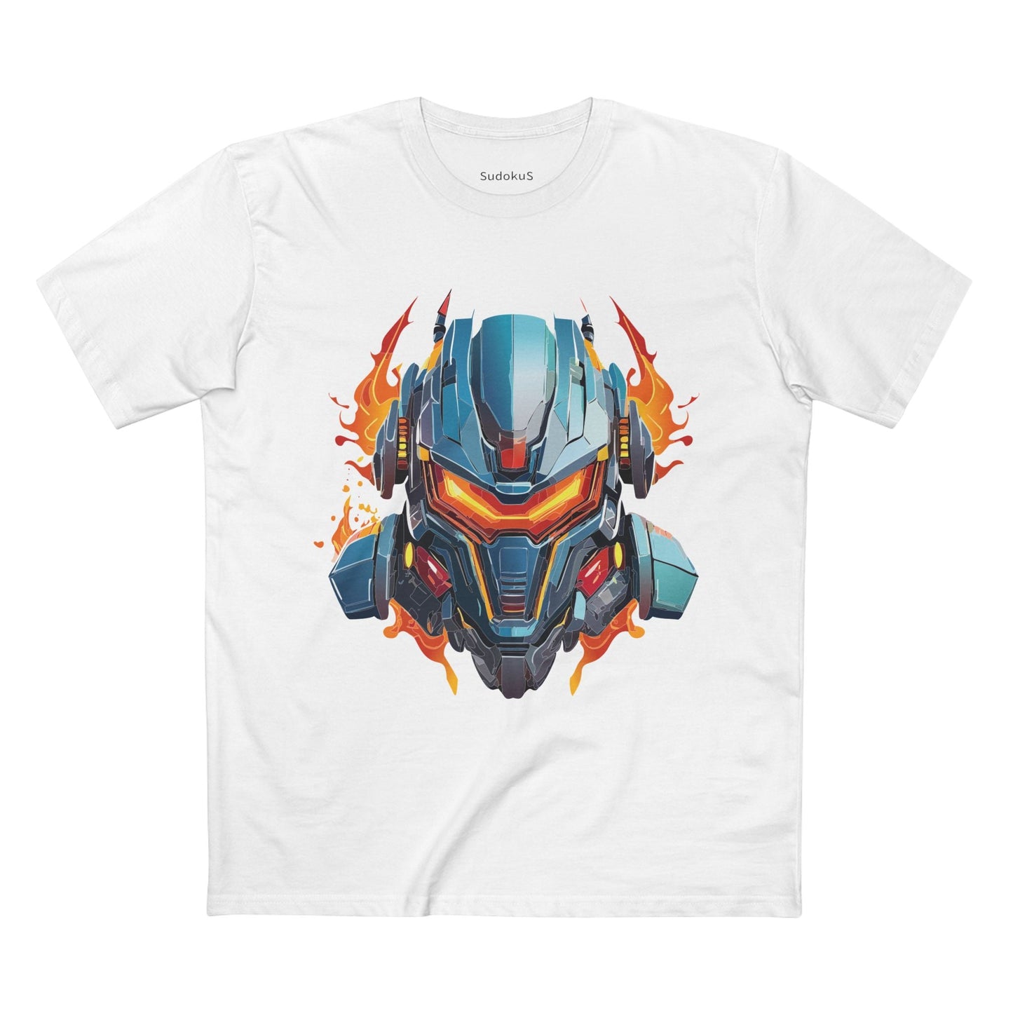 Cyborg Robot Graphic Unisex 100 Cotton Staple Tee 18