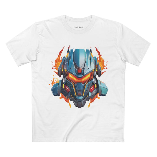 Cyborg Robot Graphic Unisex 100 Cotton Staple Tee 18