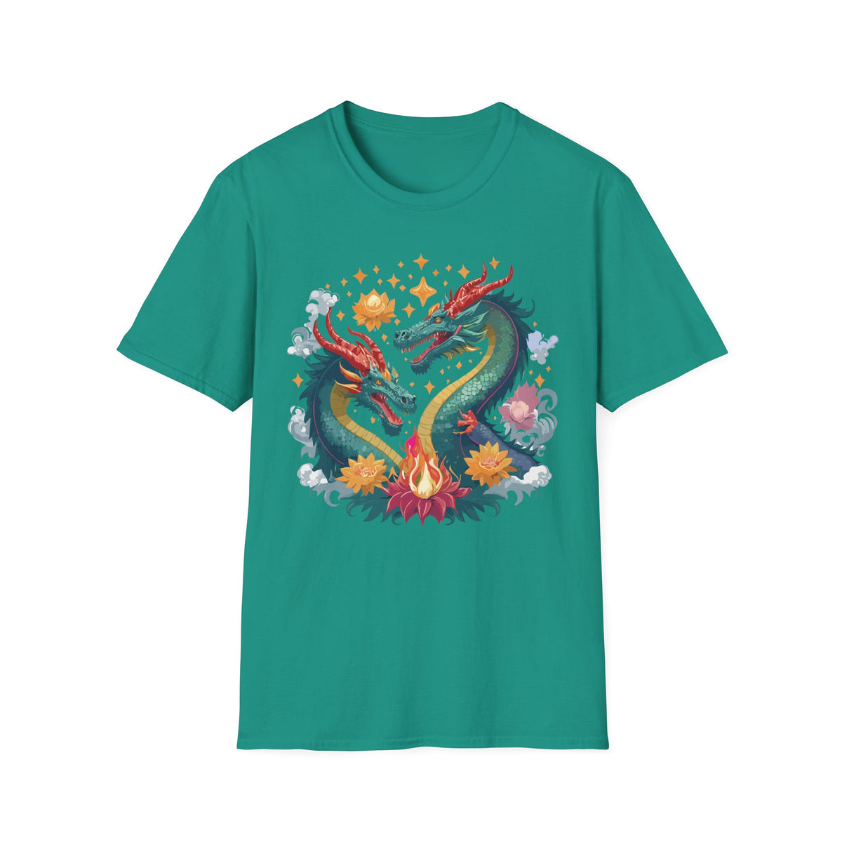 Dragon Graphic Tee Gildan Unisex 100 Cotton Tee Shirt with Animal a43