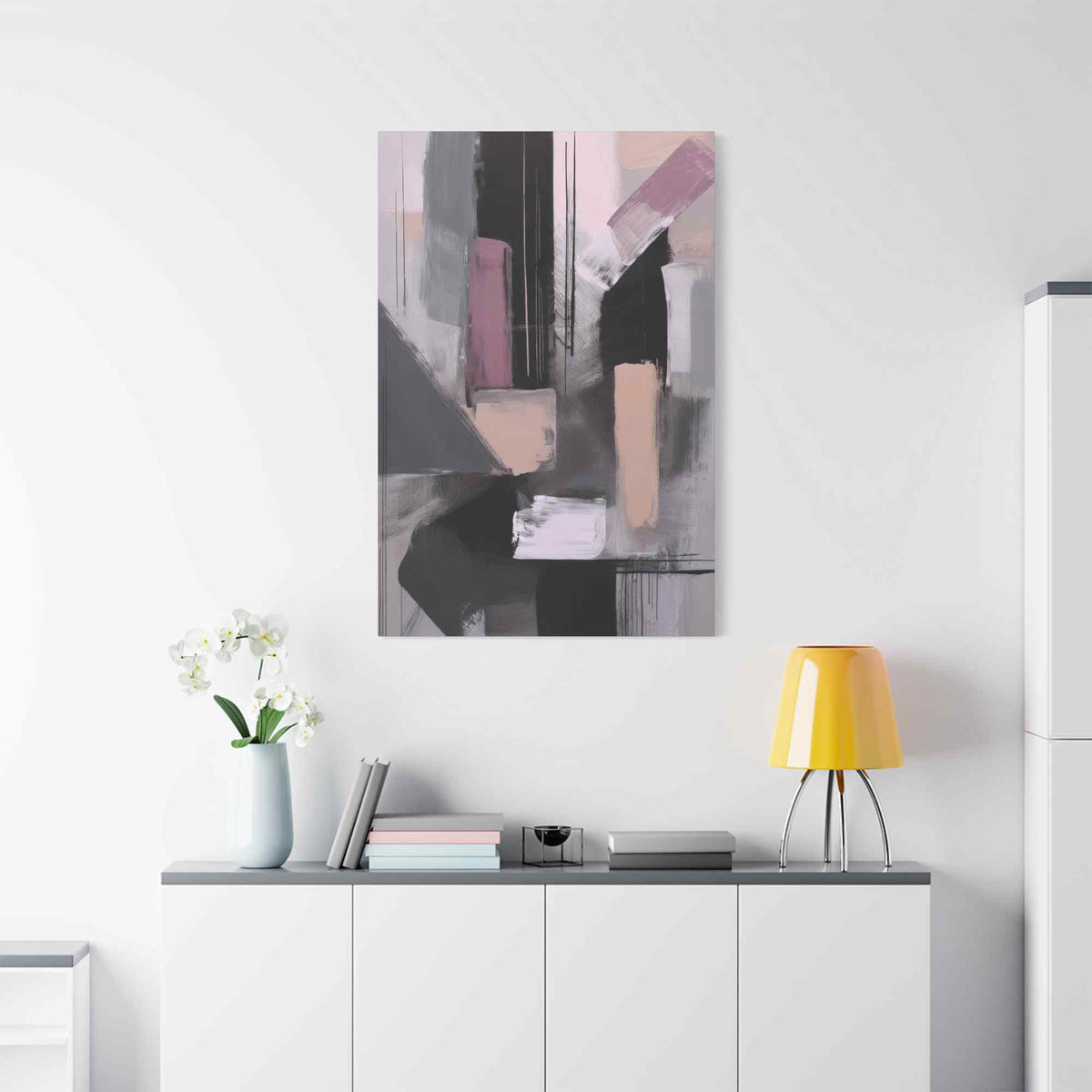 Abstract Geometric Painting Print Canvas 20x24,20x30,24x30 24x32,24x36,30x40 32x48,36x48,40x60 Pine-Wood Inner Frame ABS-47