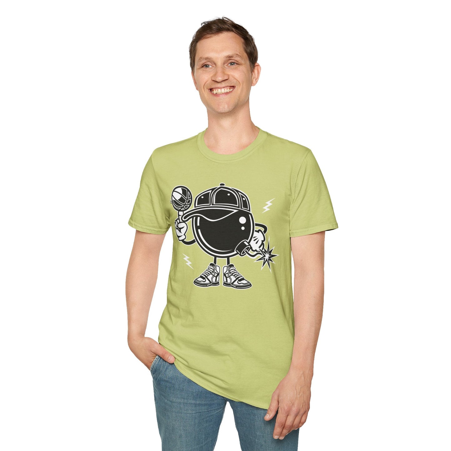 Cartoon Animation T Shirt Unisex Funny Tee Gildan Softstyle 100 Percent Cotton Comfort