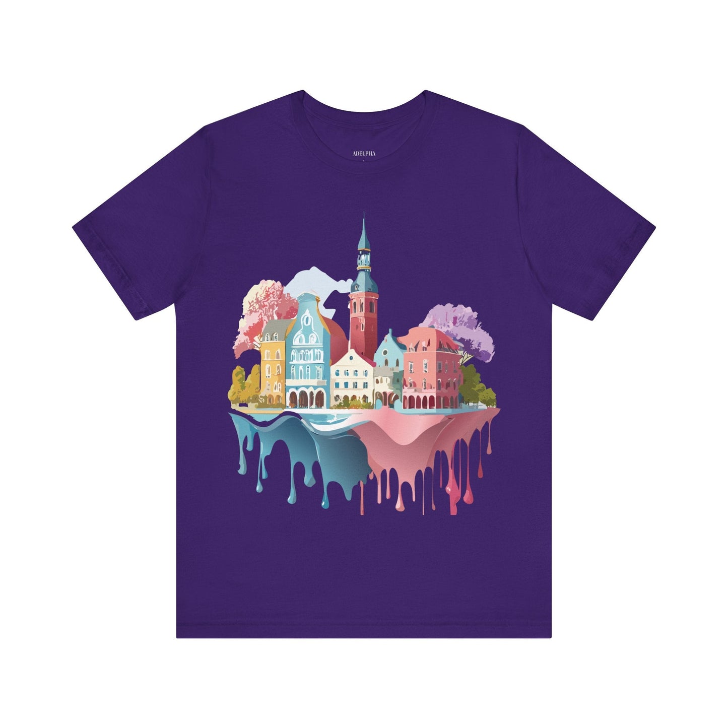 Germany Graphic Tee for Unisex Short Sleeve Shirt by Adelpha Art Design Vintage Inspired