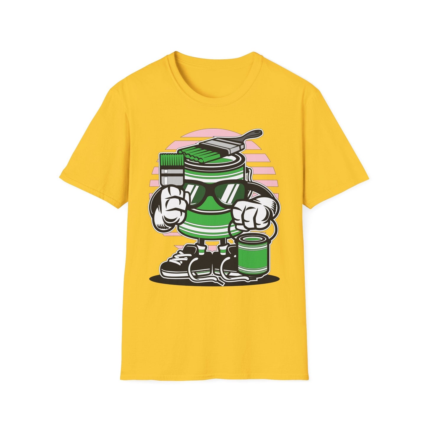 Cartoon T Shirt Animation Tee Funny Graphic Shirt For Unisex Gildan Softstyle 64000 Art Design