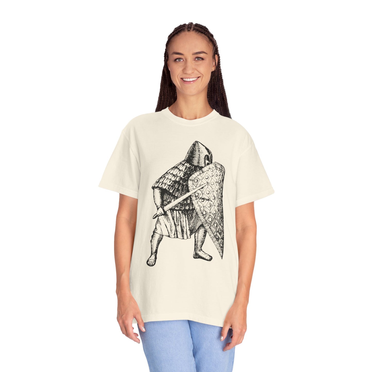 Unisex T-shirt with Knight in Armor