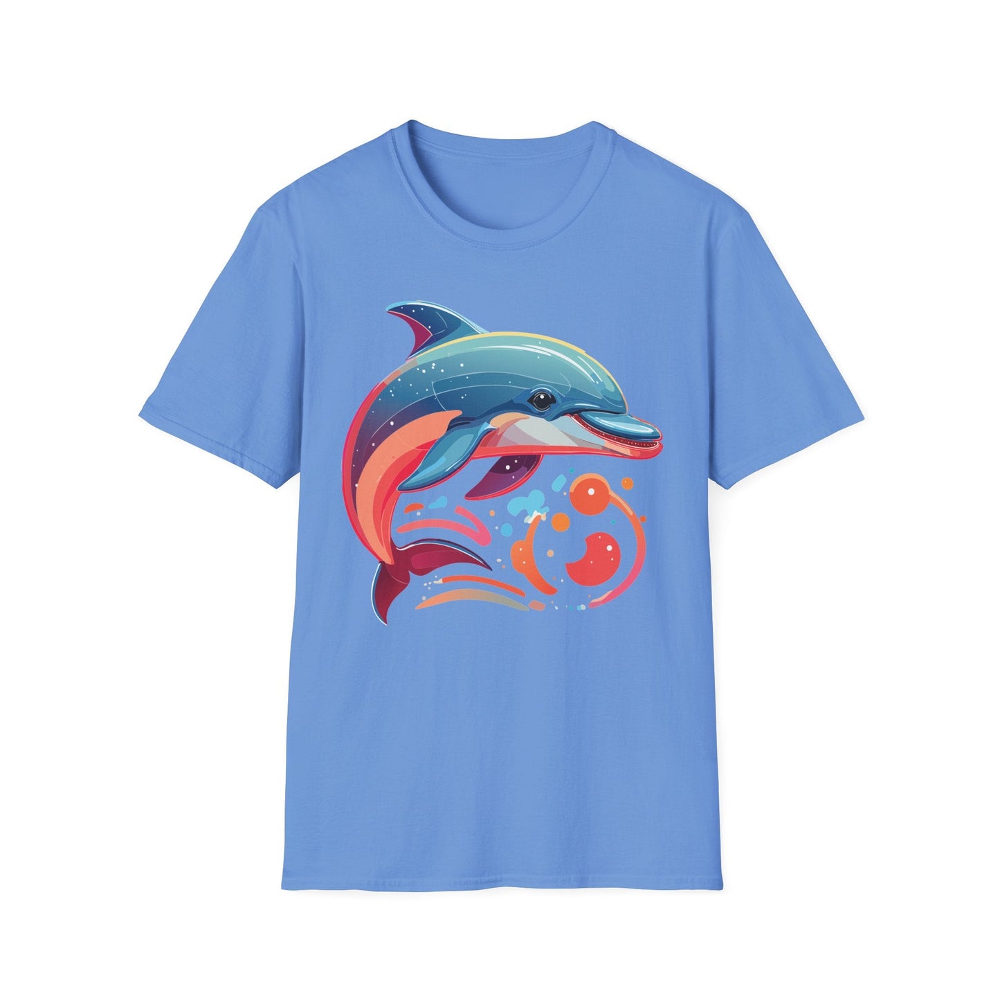 Gildan Softstyle Dolphin Shirt Unisex Short Sleeve Tee 100 Percent Ring Spun Cotton Comfortable Wear