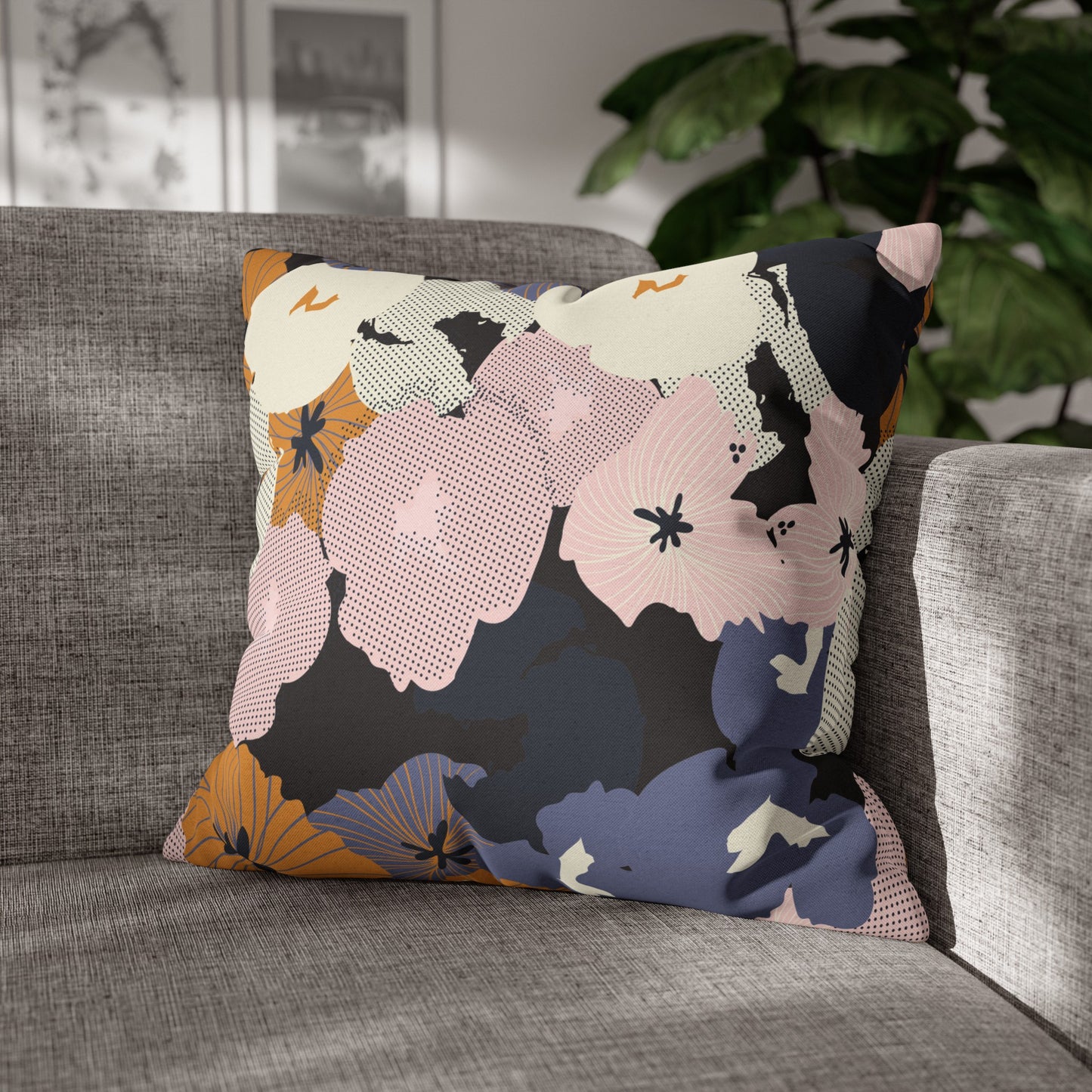 Floral Poly Pillowcase