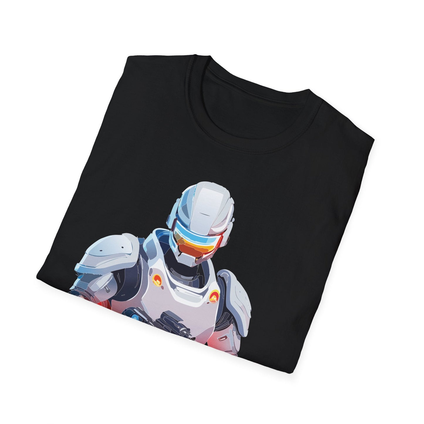 Robocop Themed Unisex Softstyle T Shirt With Robocop Art Design Cotton Tee Premium Comfort