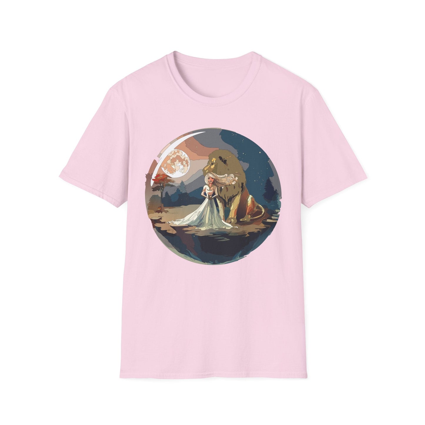 Womens Graphic T Shirt Art Design Unisex Softstyle 64000 Gildan Short Sleeve Tee