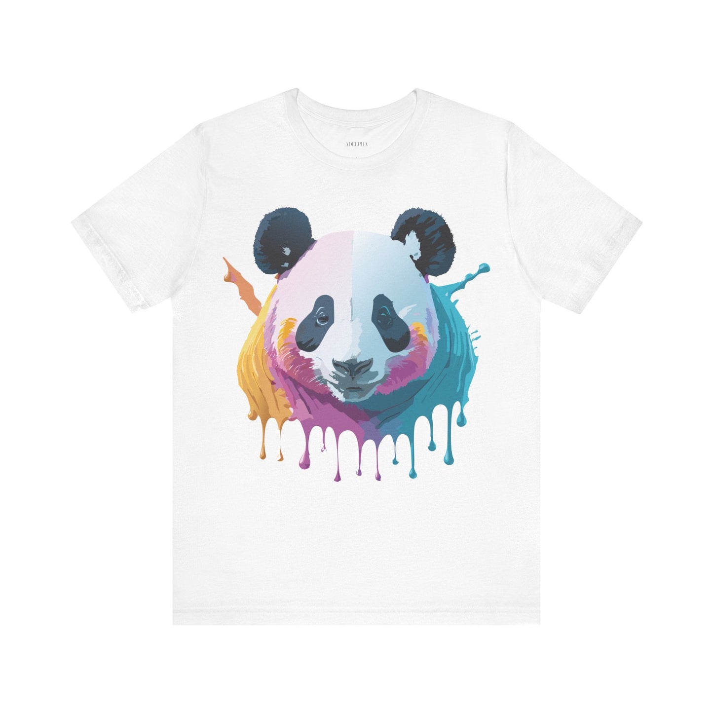 Panda Shirt Unisex Graphic Tee Vintage Inspired Artwork By Adelpha Jersey Short Sleeve