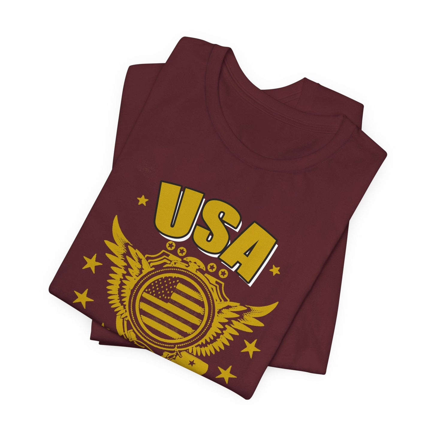 Army Veteran Patriotic Graphic Design Unisex Cotton T-Shirt v59