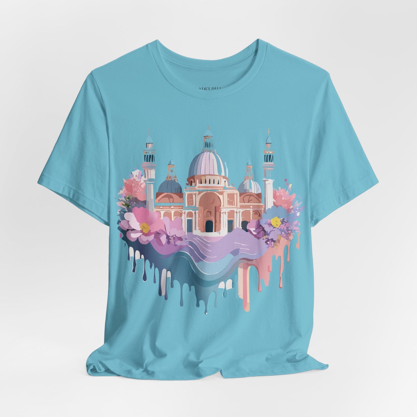 Venice Tourist Graphic Tee Unisex Jersey Short Sleeve Art By Vintage Style