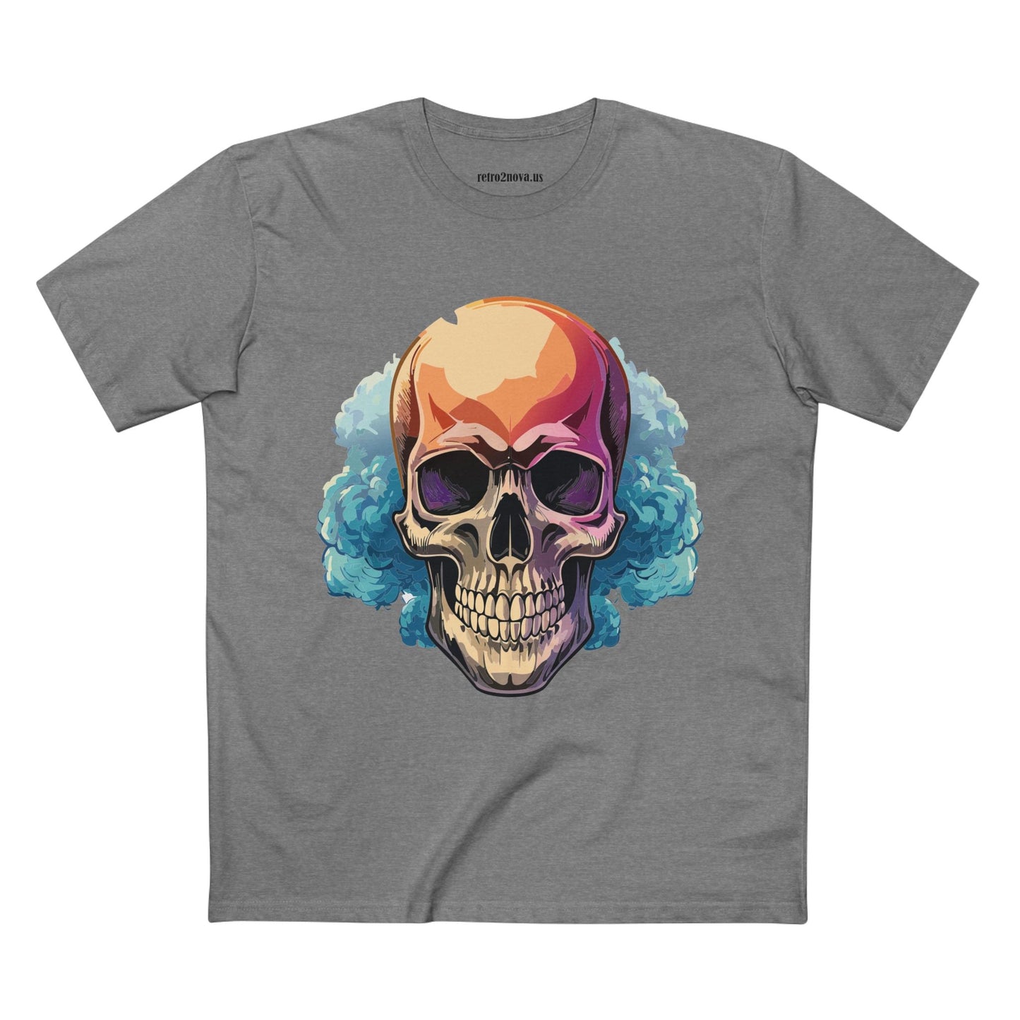Skull Shirt Skeleton Shirt Unisex Premium Cotton Art Tee From Retro2Nova Original Art Design