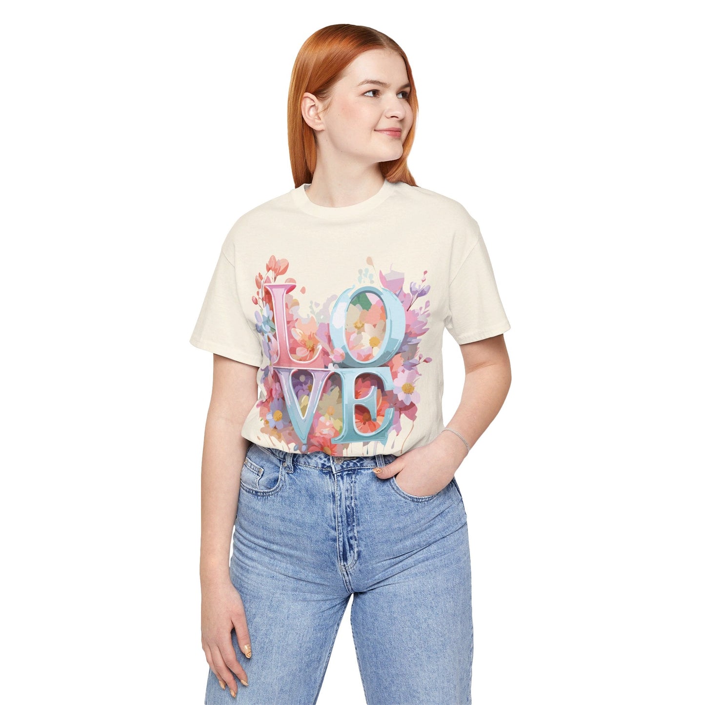 Valentine Graphic Tee Unisex Jersey Short Sleeve Art Design By Adelpha Premium Vintage