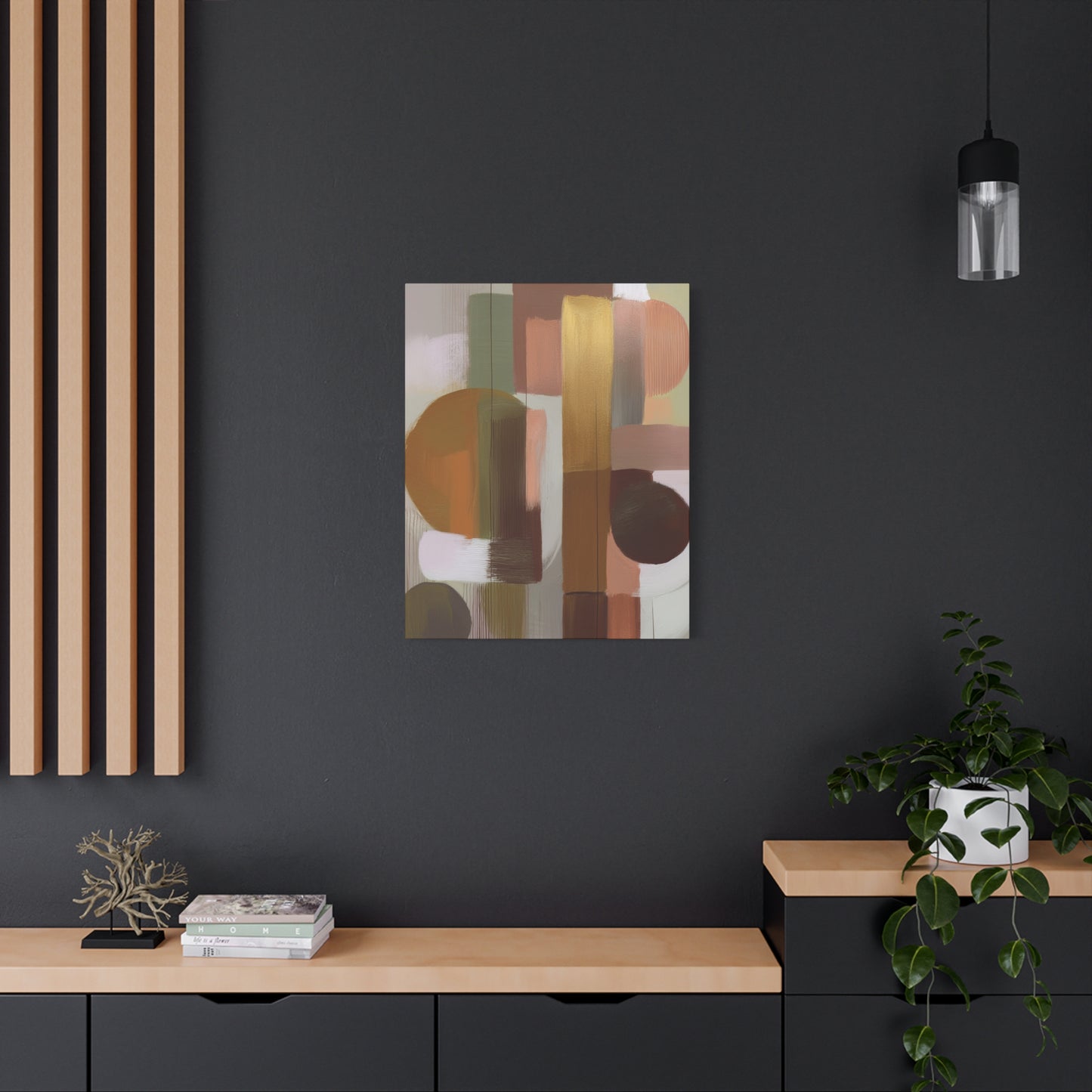 Abstract Geometric Painting Print Canvas 20x24,20x30,24x30 24x32,24x36,30x40 32x48,36x48,40x60 Pine-Wood Inner Frame ABS-52