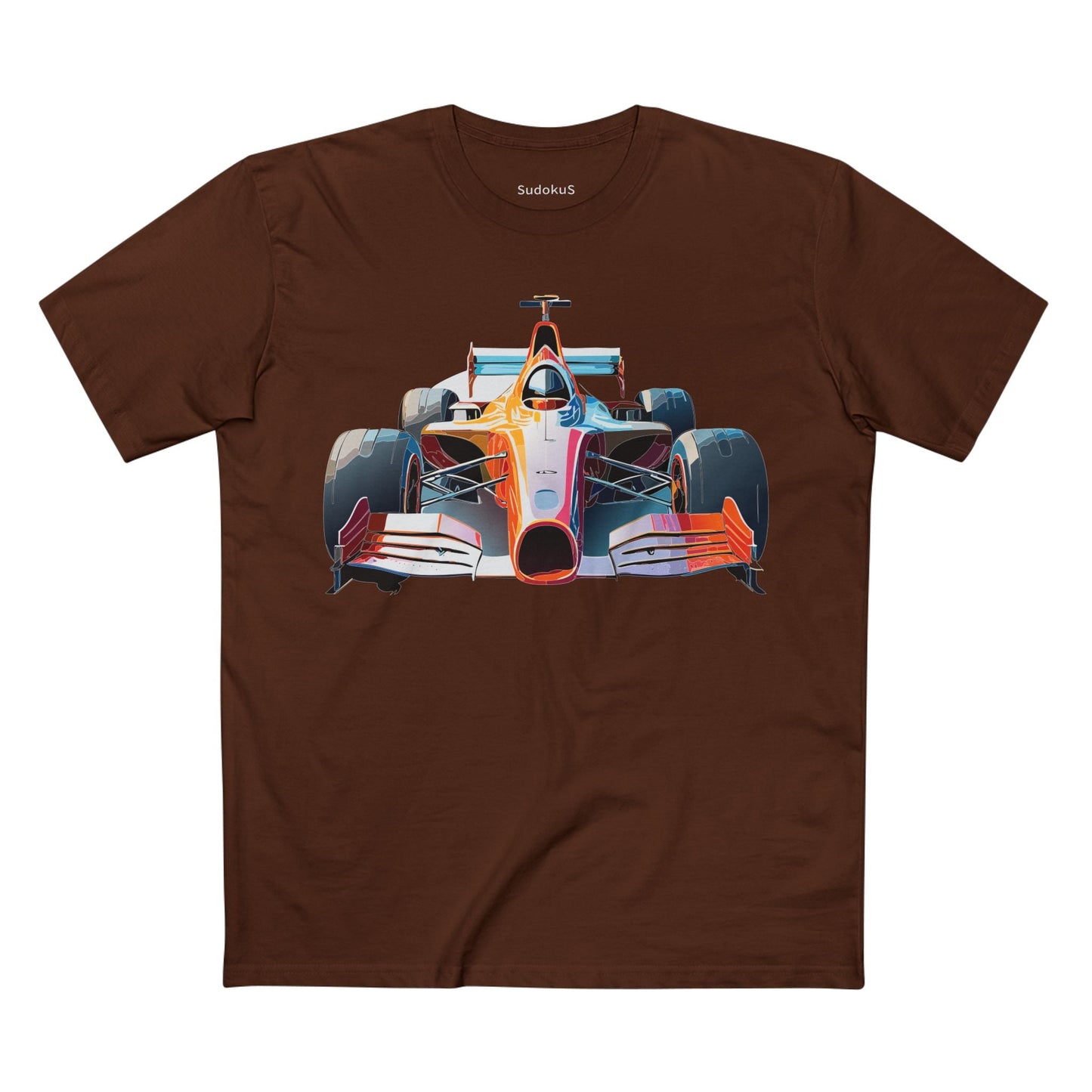 Car Graphic Unisex 100 Cotton Staple Tee 8