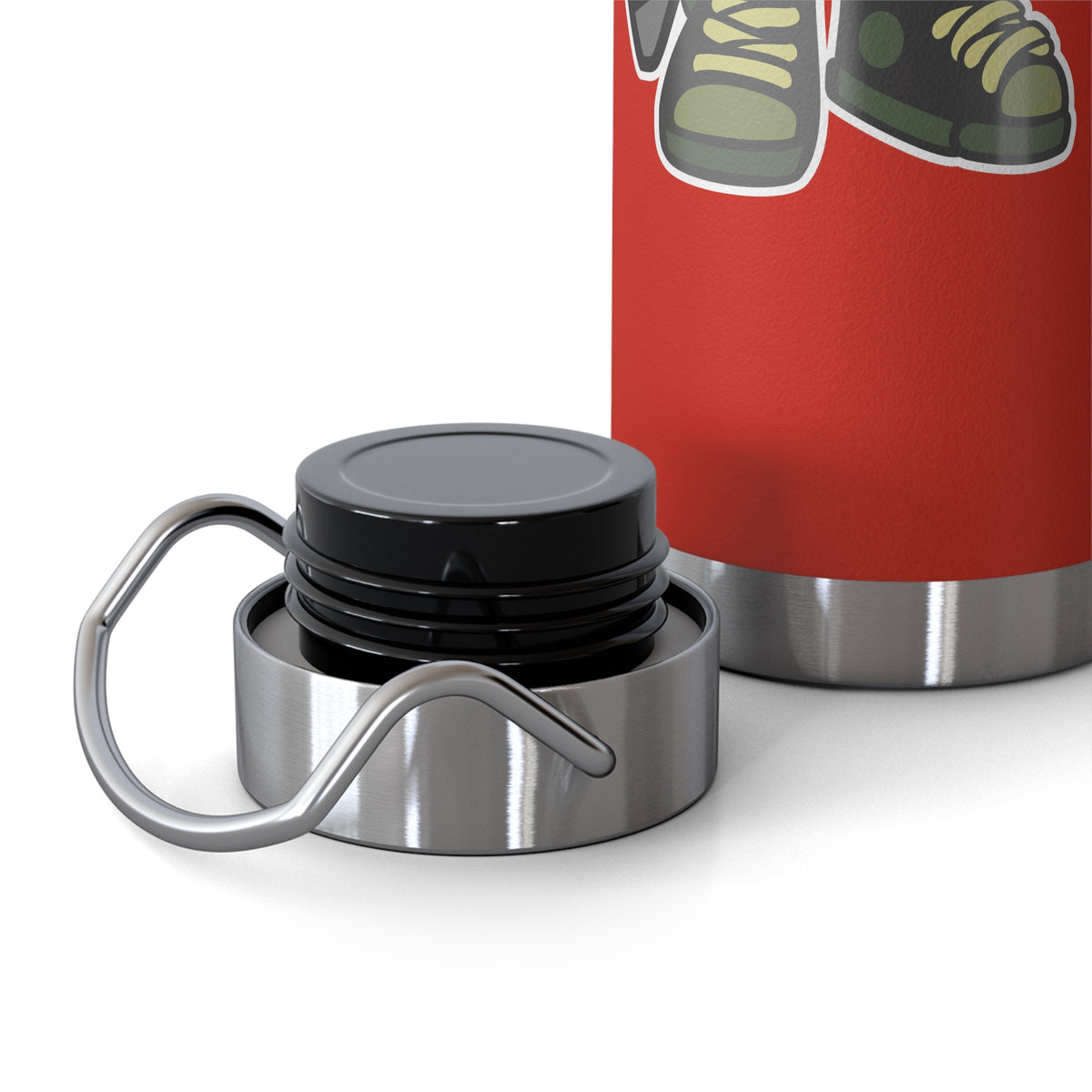 22oz Copper Insulated Water Bottle with Cartoon Design - CV53