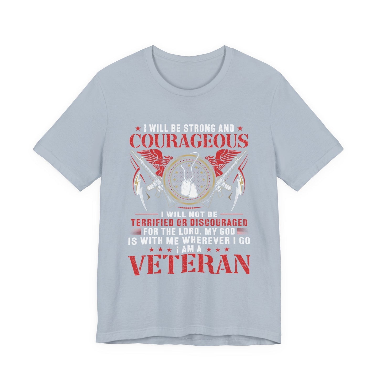 Army Veteran Patriotic Graphic Design Unisex Cotton T-Shirt v37