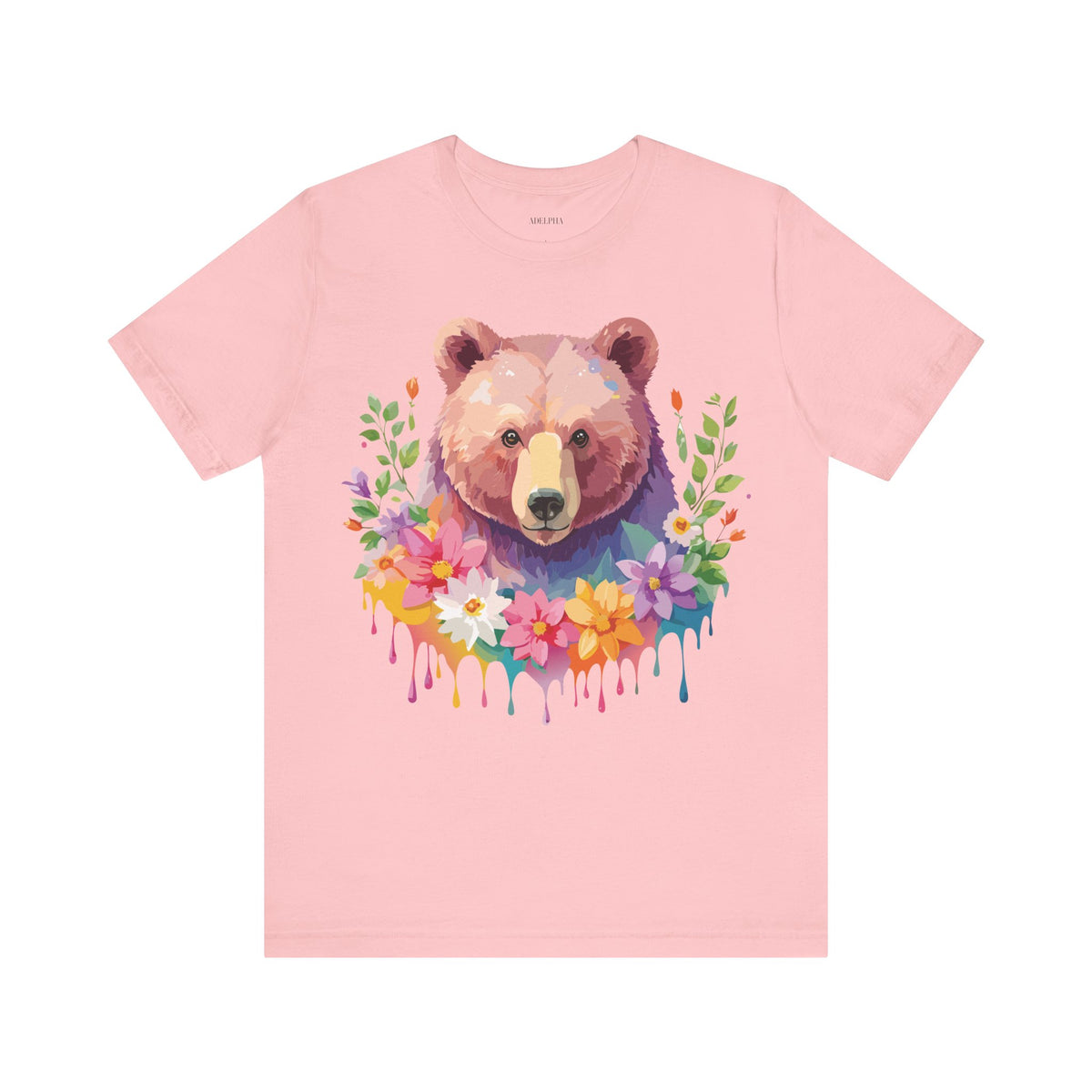 Bear Graphic Design Tee Bella+Canvas Unisex 100 Cotton Tee Shirt a121