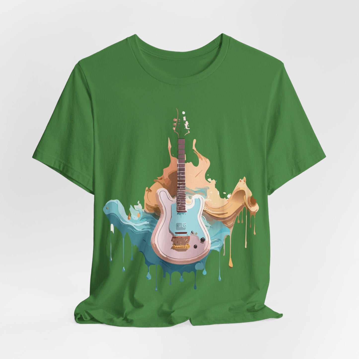 Music Graphic Unisex 100 Cotton Vintage Art with Musical Elements Tee 51