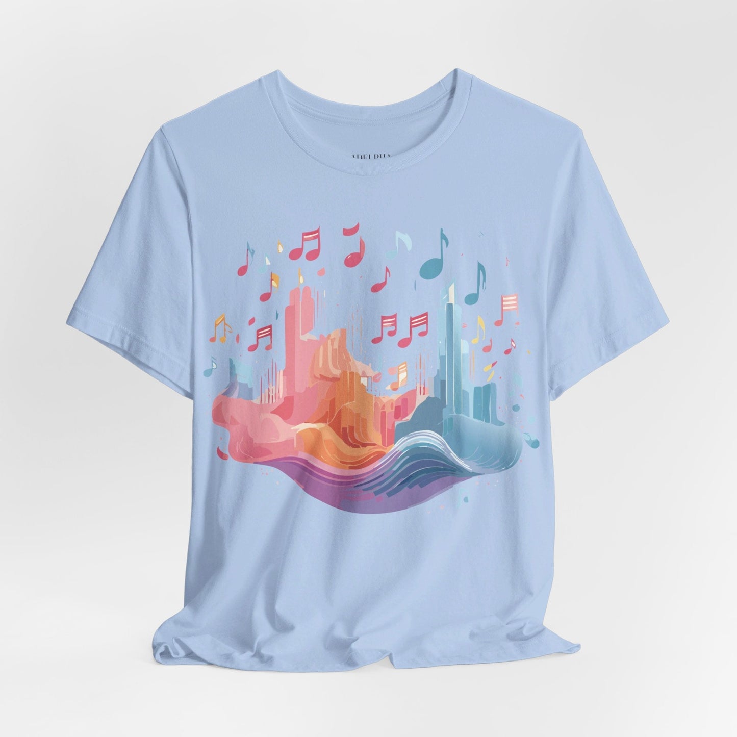 Music Graphic Tee Unisex Jersey Short Sleeve Art Design Adelpha Vintage Artwork Premium