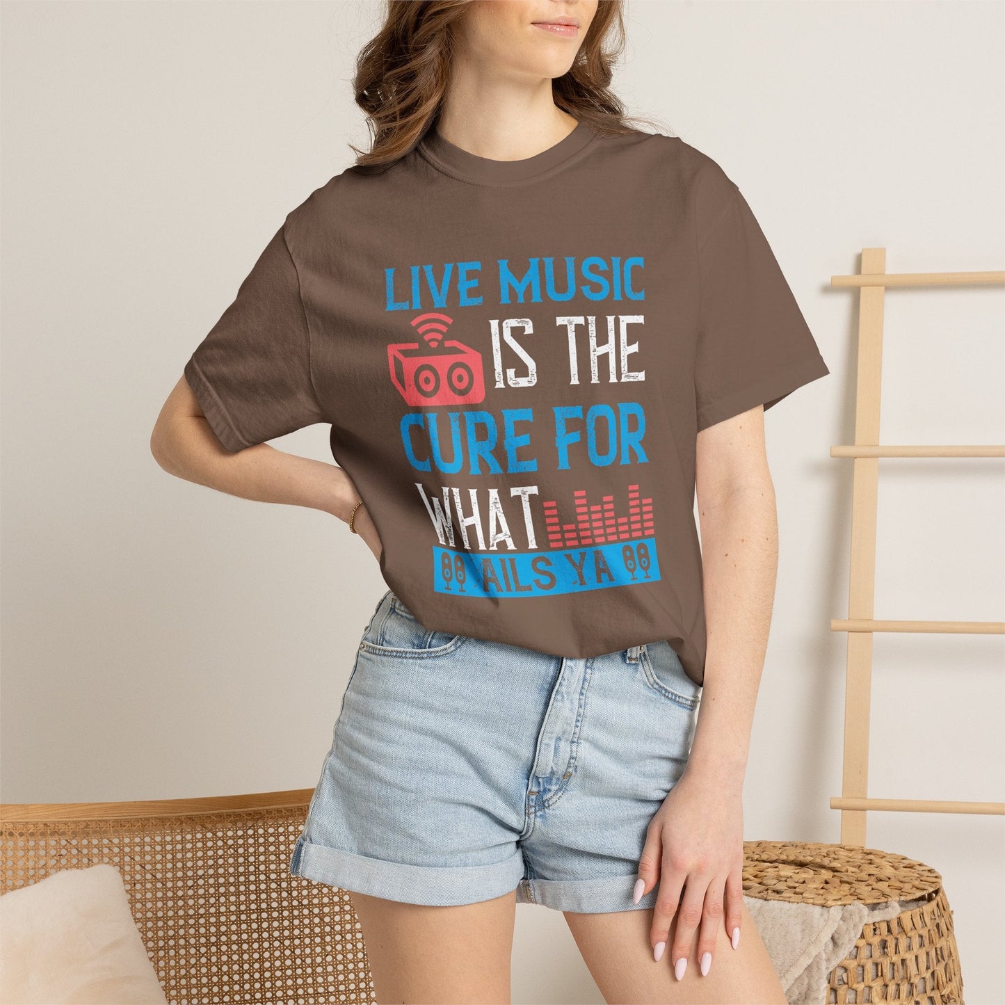 Music Graphic Design Unisex Cotton T-shirt m20