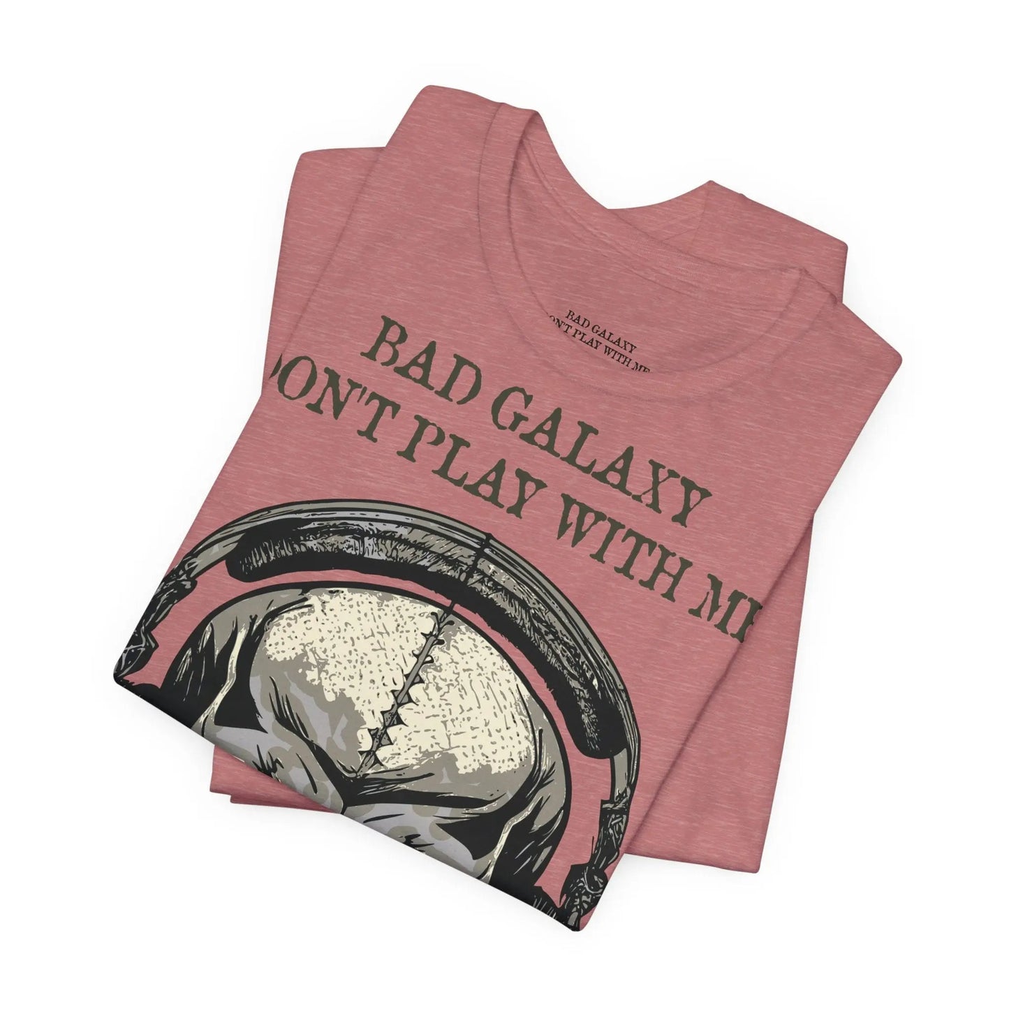 Skull T Shirt From Bad Galaxy Made To Order 100 Percent Cotton With Eco Friendly Inks Free Shipping