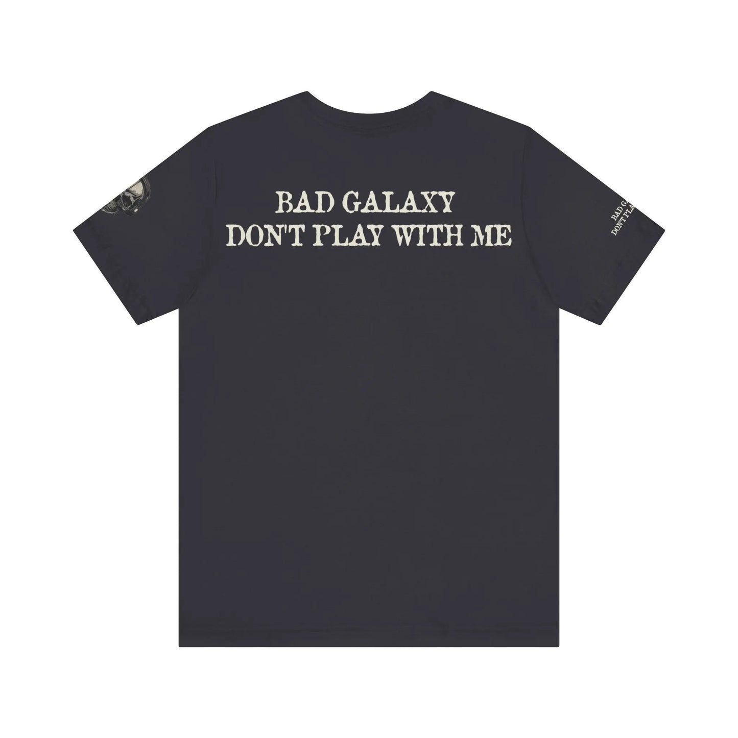 Skull T Shirt From Bad Galaxy 100 Percent Cotton Eco Friendly Made In USA With Durable Stitching