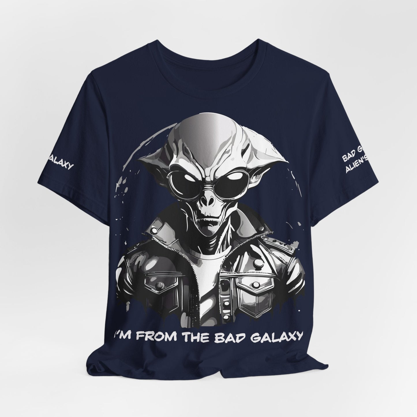 Alien Tee Shirt From Bad Galaxy Made To Order 100 Percent Cotton Lightweight Free Shipping