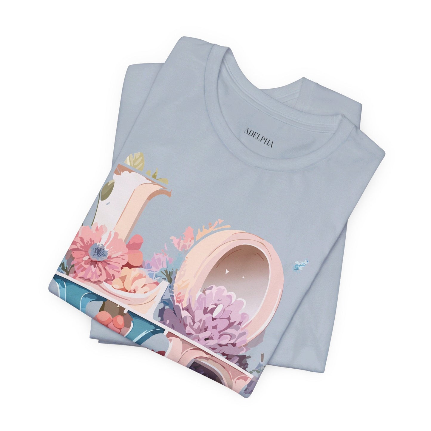 Adelpha Vintage Inspired Graphic T Shirt Unisex Jersey Short Sleeve Valentine Design