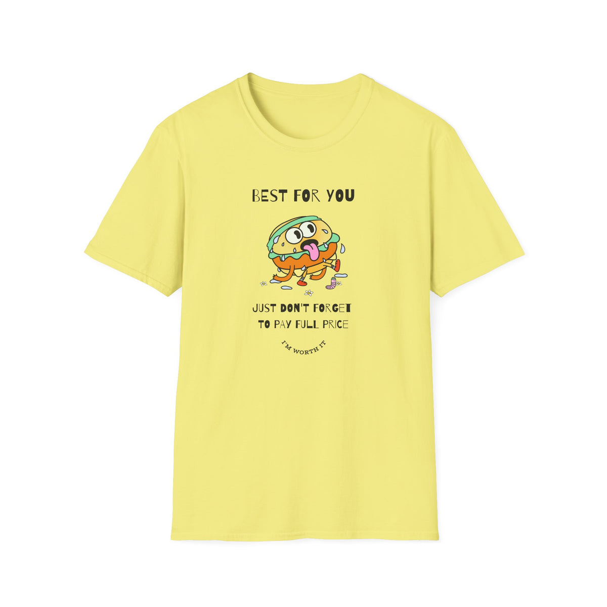 Funny Food Cartoon Graphic Tee Gildan Unisex 100 Cotton Tee Shirt r201