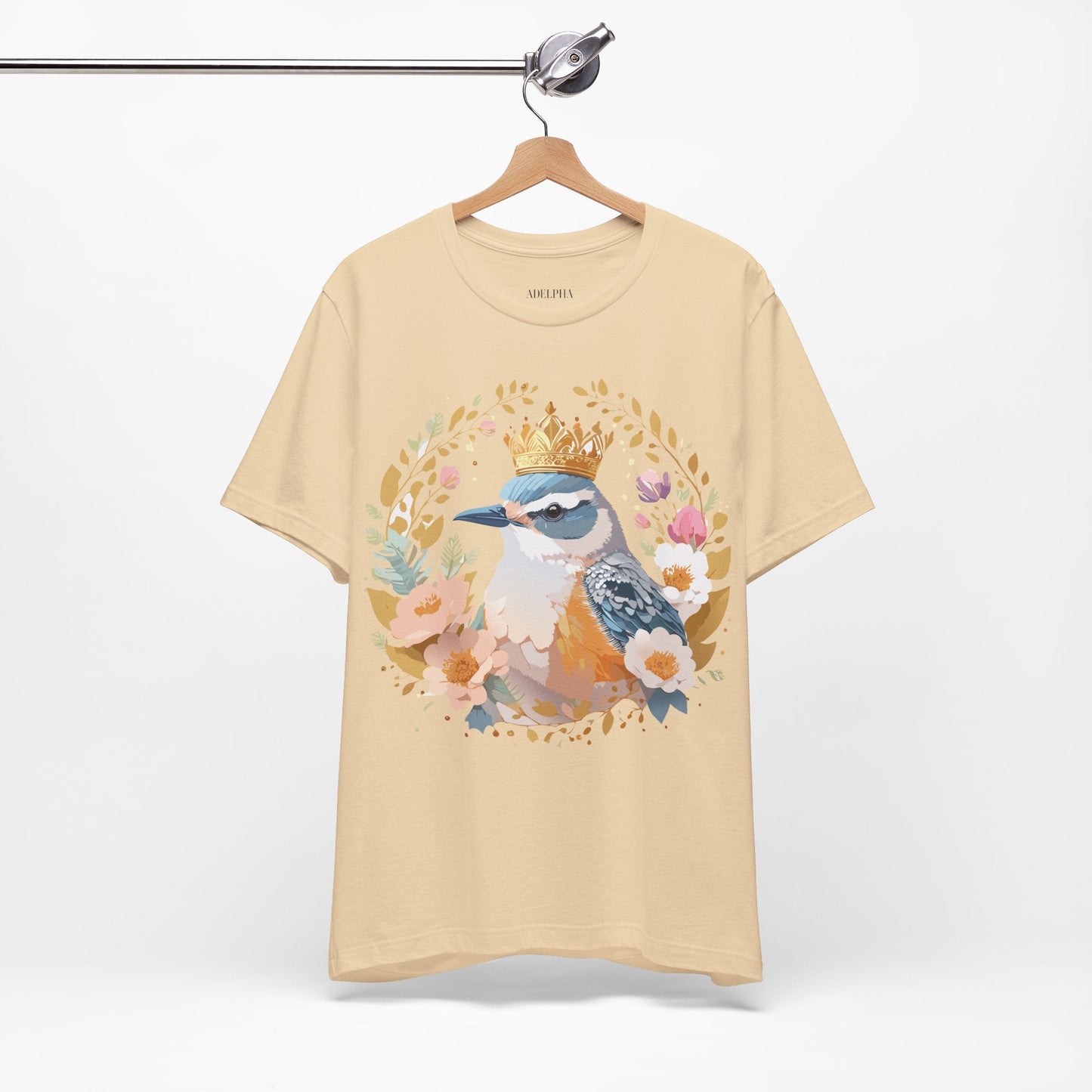 Medallion Graphic Unisex 100 Cotton Vintage Animal Medal Artwork Tee 33