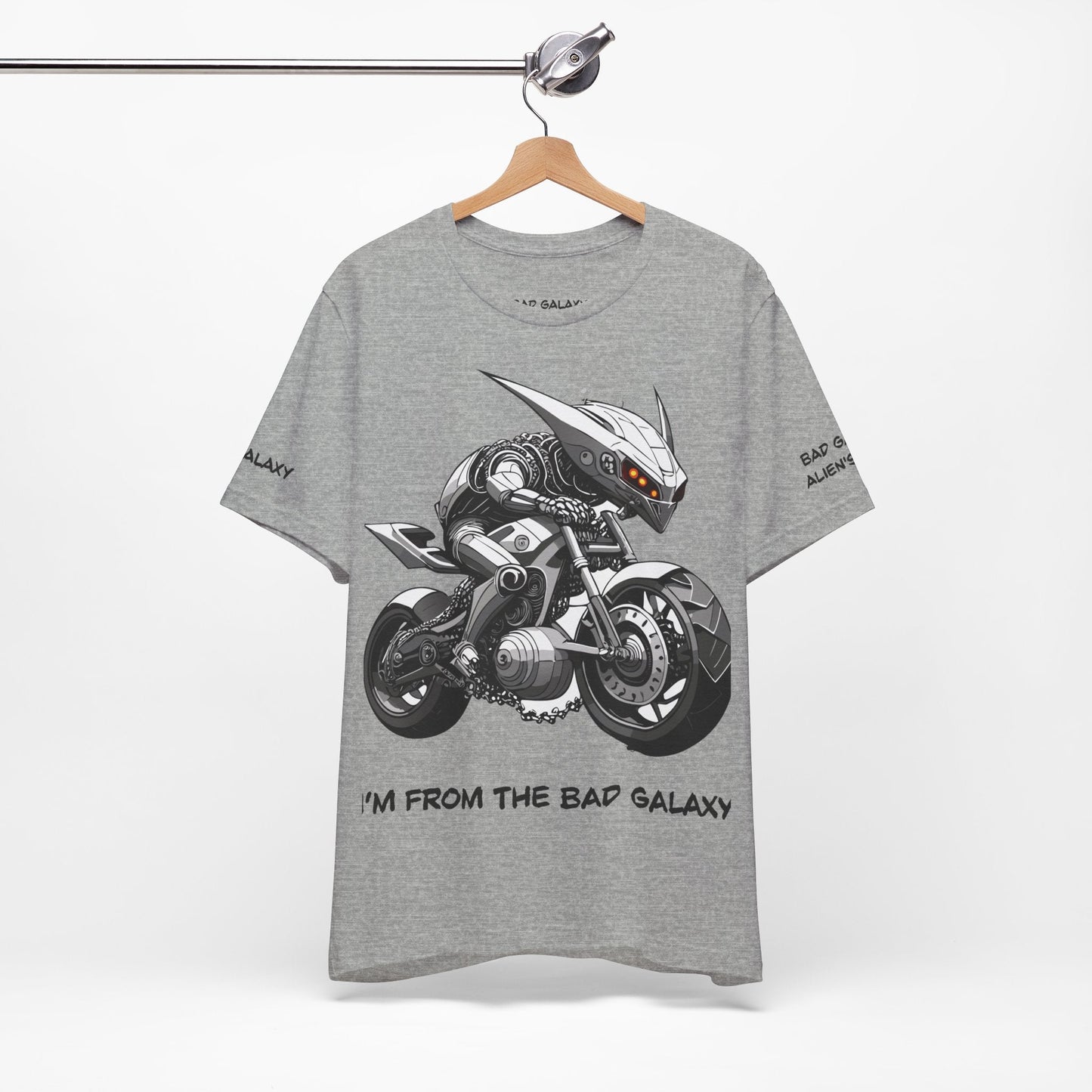 Alien Tee Shirt From Bad Galaxy Made To Order 100 Percent Cotton Lightweight Tee Made In USA