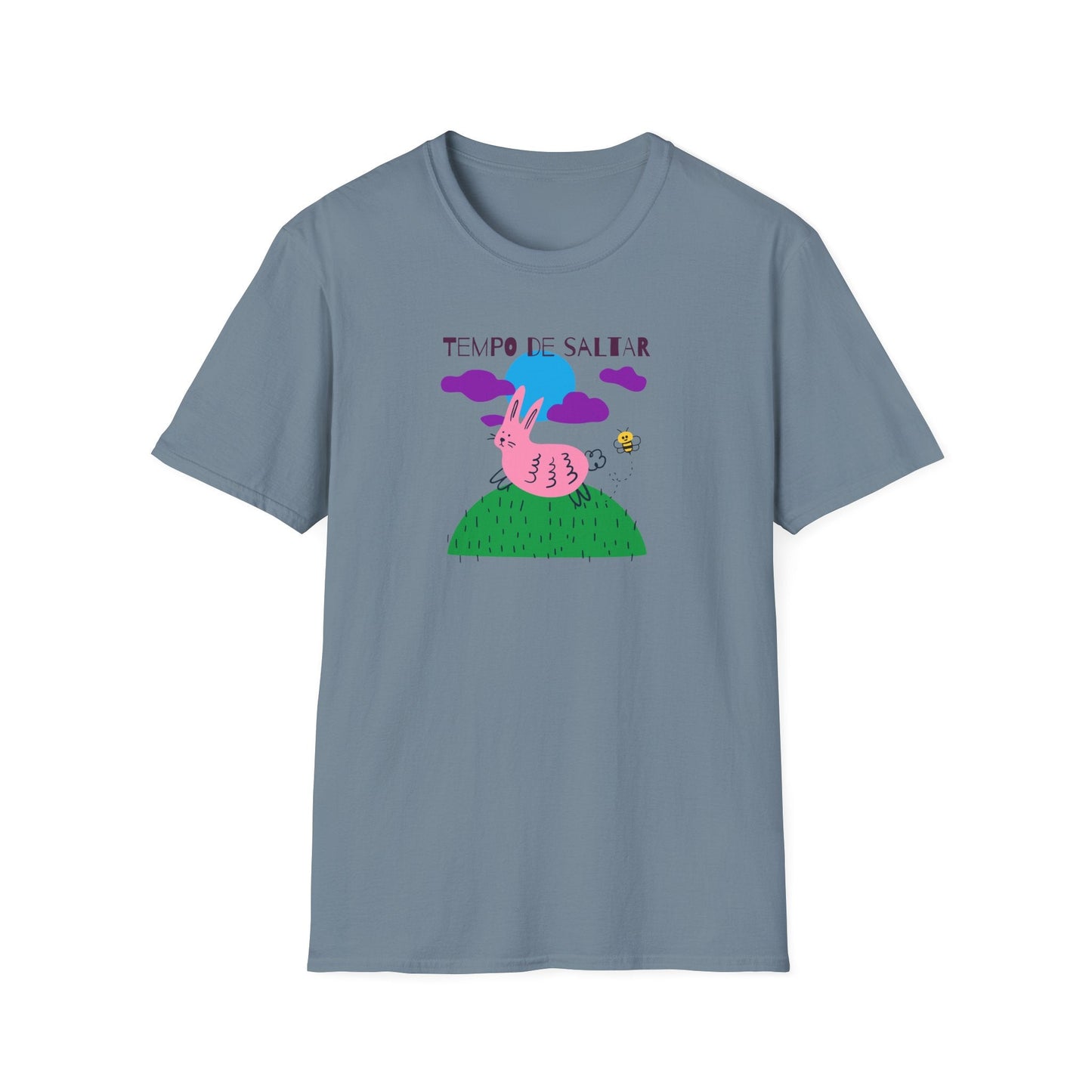 Funny Easter T Shirt Unisex Softstyle 64000 Art Design With Easter Prints 100 Percent Ring Spun Cotton