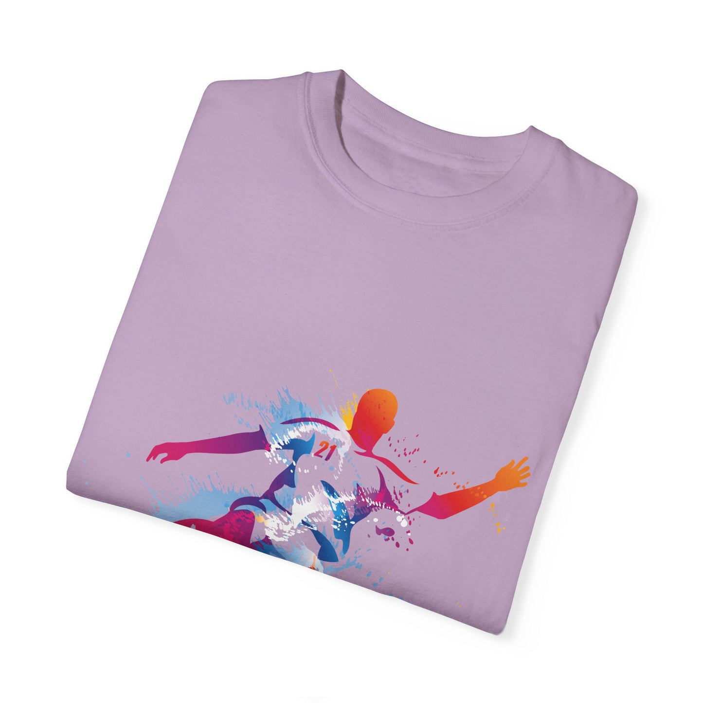 Unisex T-shirt with sports art design