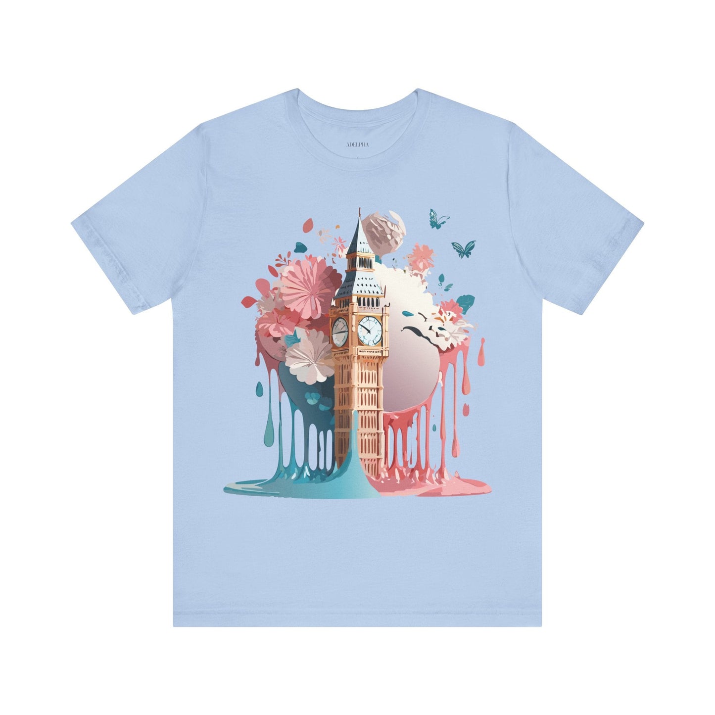 London Tourist Shirt Graphic Tee Unisex Vintage Inspired Artwork By Adelpha Original Collection