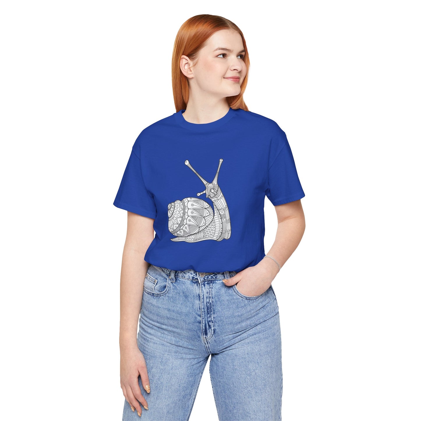 Unisex-T-Shirt mit Tier-Print 