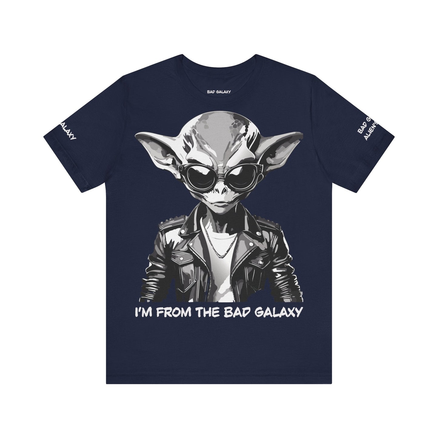 Tee Shirt With Alien From Bad Galaxy 100 Percent Cotton Made In USA Free Shipping