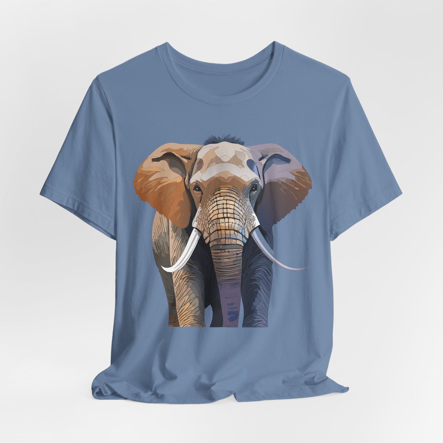 Unisex Animal Art Design Tee Shirt With Wildlife Animals Short Sleeve Everyday Comfort
