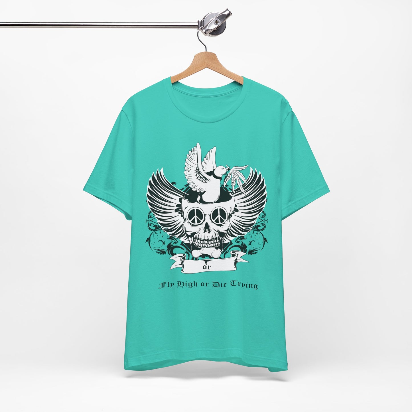 Bird Skull Graphic Design Tee, Skull Shirt, Vintage Tees, Art Design T-Shirt, Vintage Graphic Tee, Art Shirts with Skulls