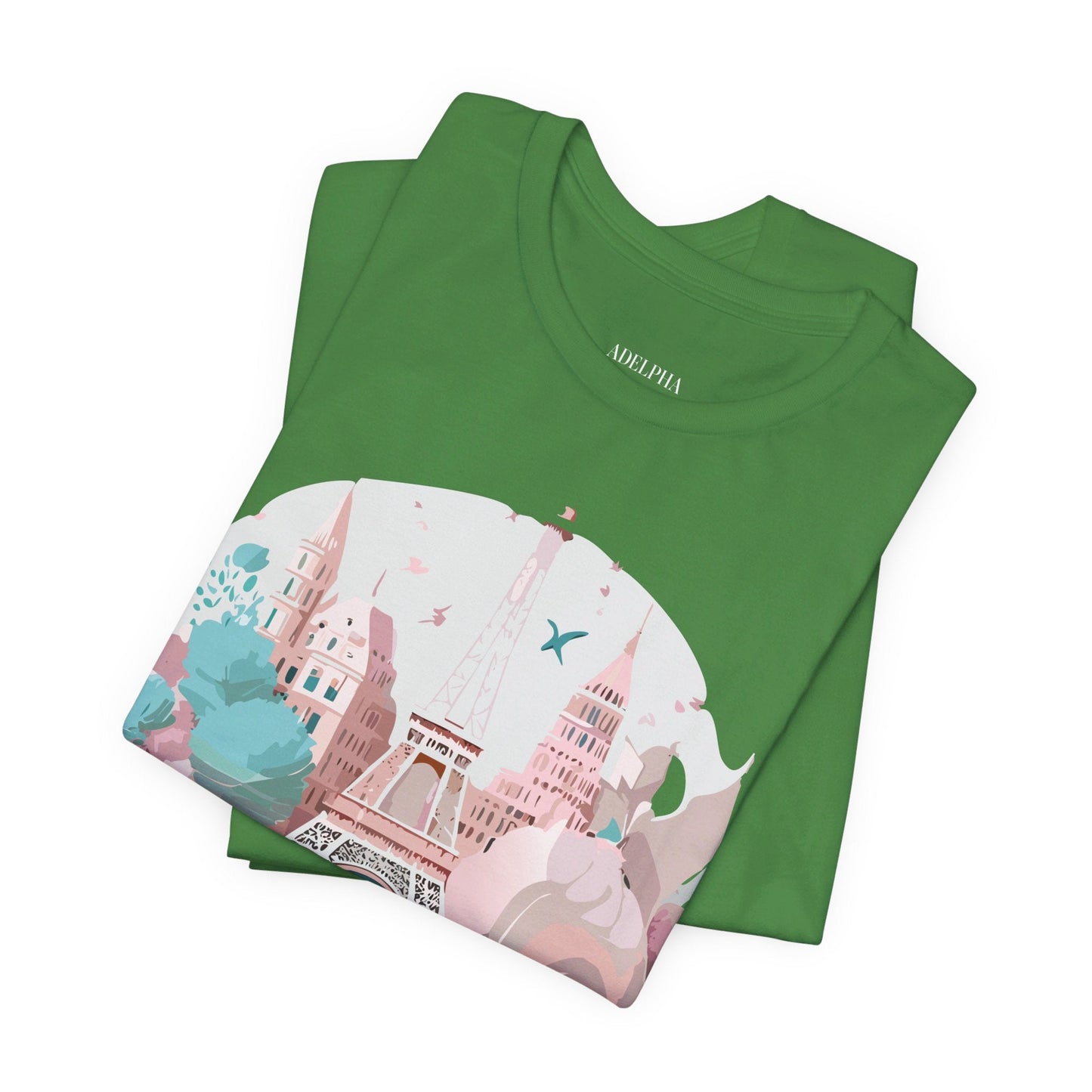 Paris Tourist Shirt Graphic Tee Unisex Jersey Short Sleeve Adelpha Vintage Art Design