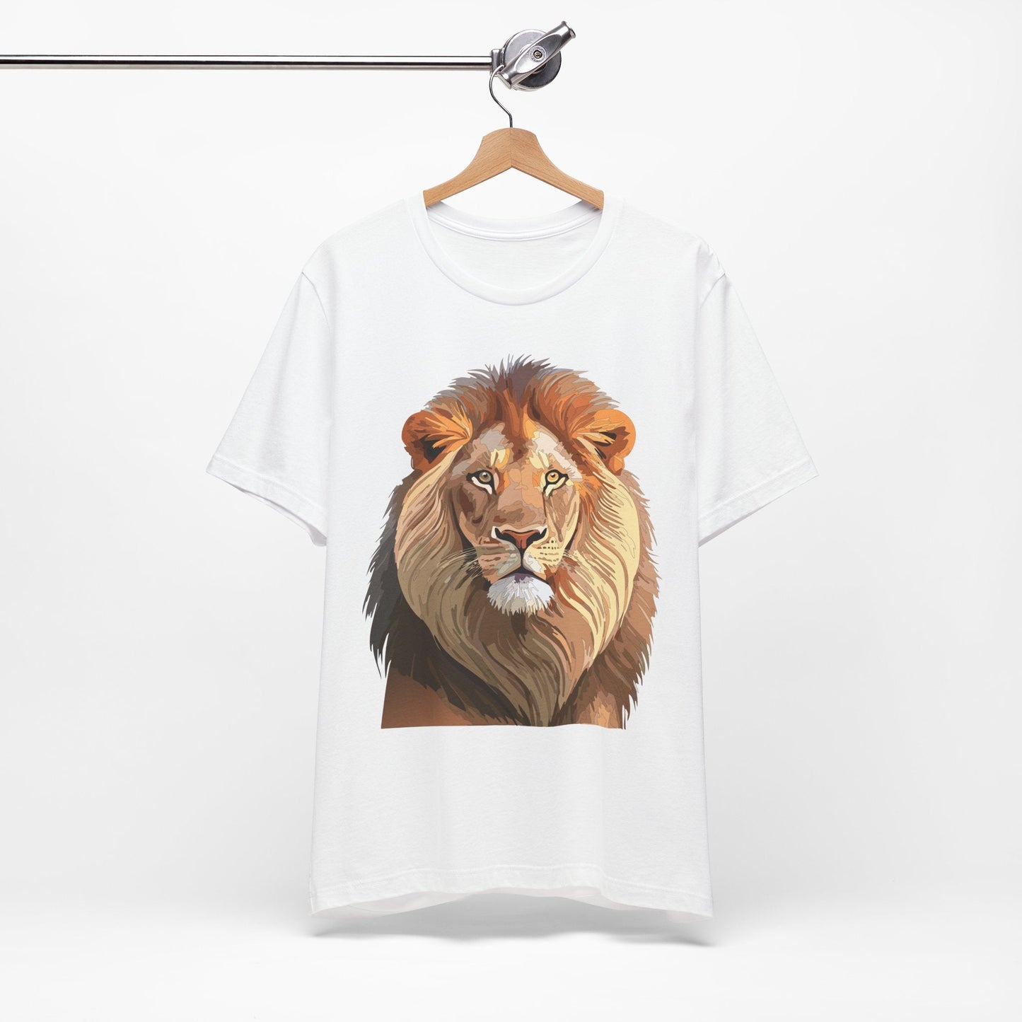 Unisex Animal Graphic Tee Shirt With Wild Animals Art Design For Everyday Wear Casual