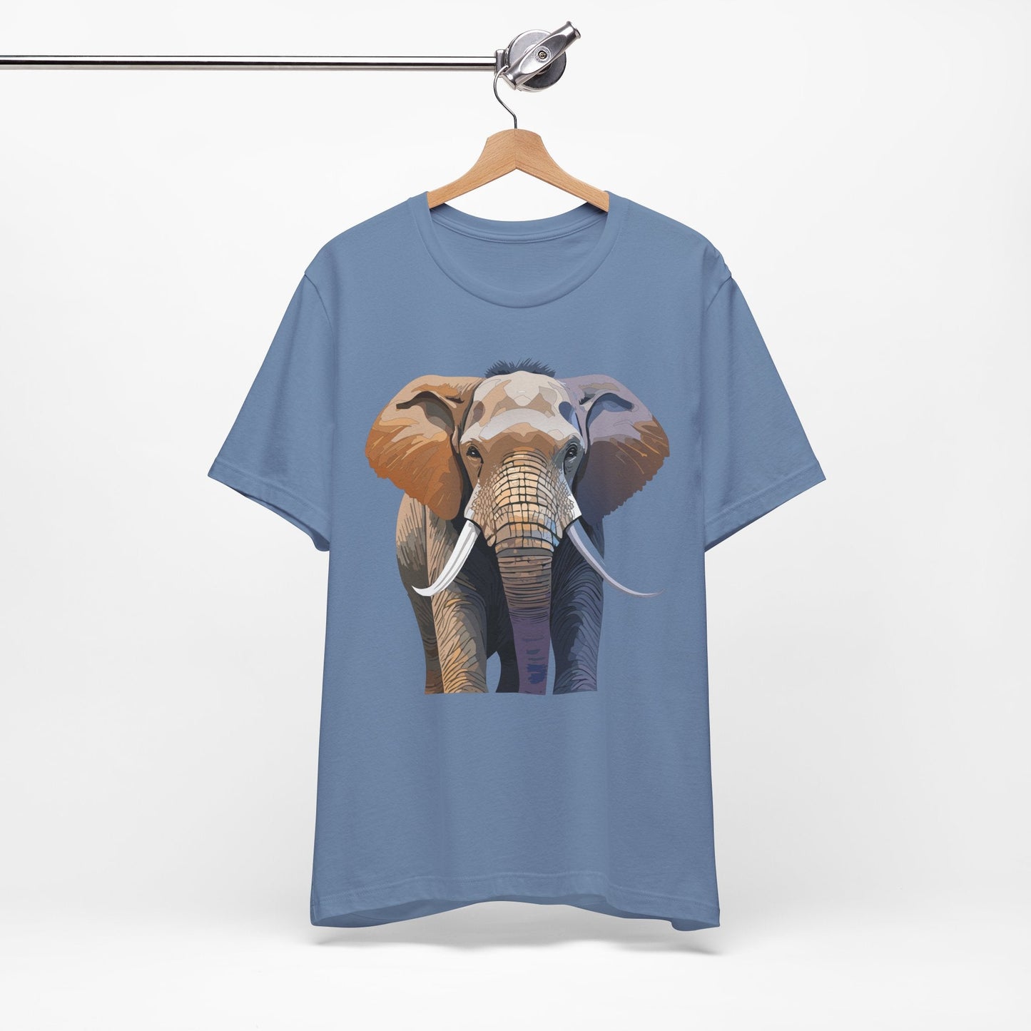 Unisex Animal Art Design Tee Shirt With Wildlife Animals Short Sleeve Everyday Comfort
