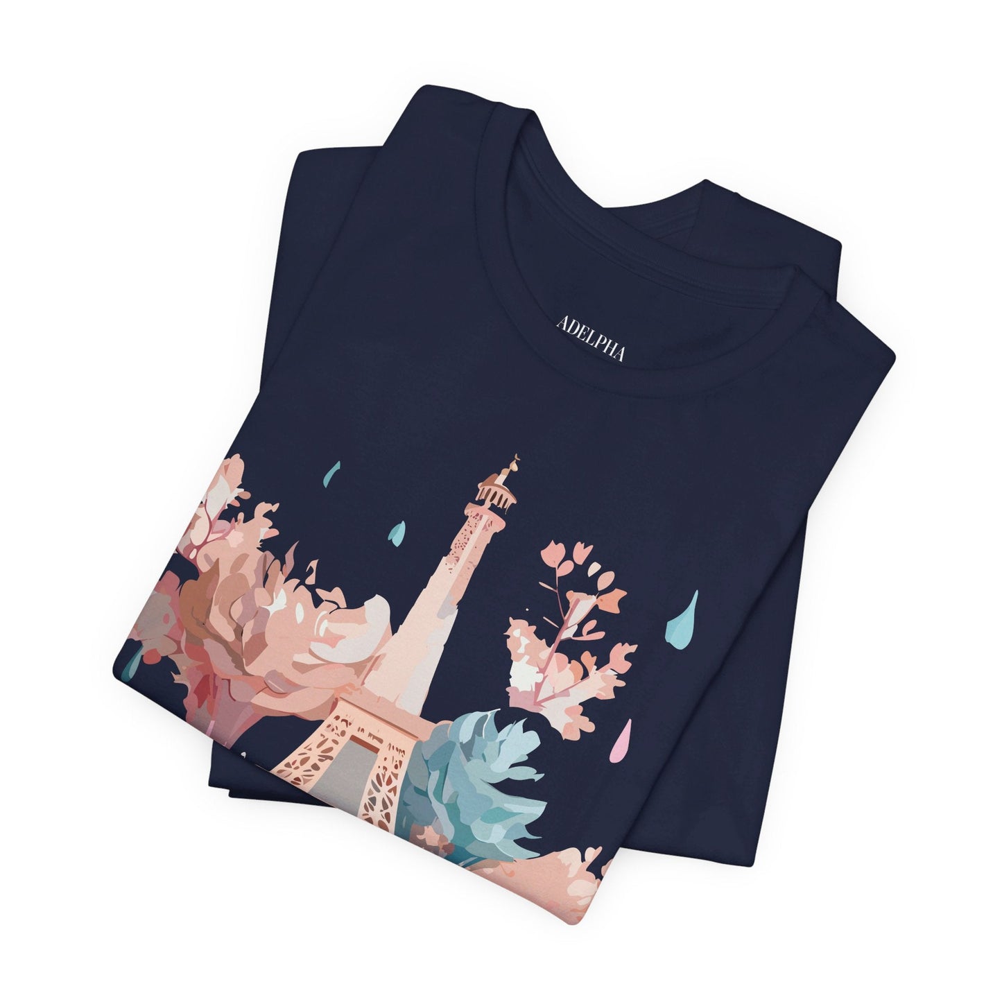 Unisex Paris Graphic Tee By Adelpha Vintage Inspired Tourist Shirt Short Sleeve Collection