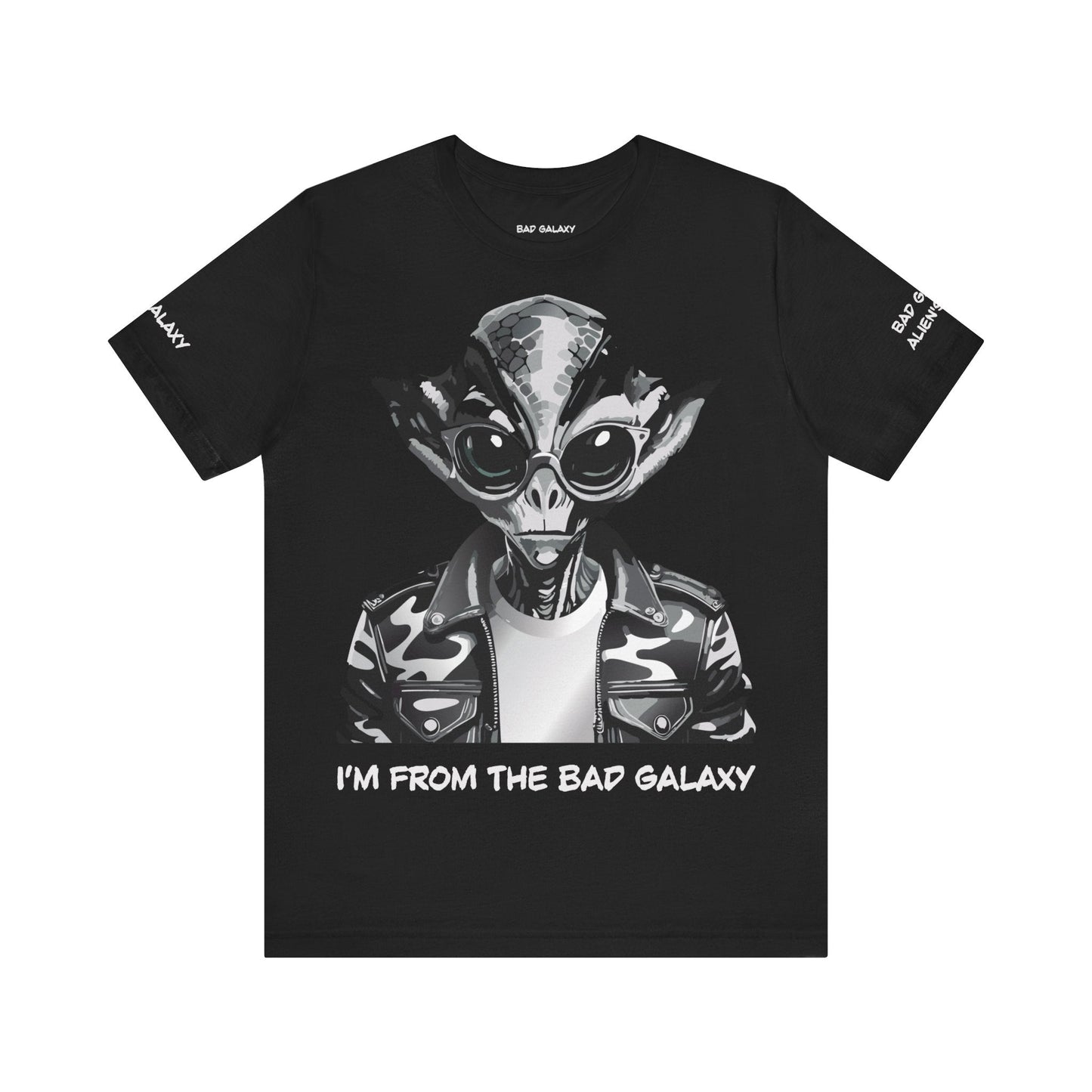 Alien T Shirt From Bad Galaxy Made To Order 100 Cotton Eco Friendly Inks Soft Comfortable