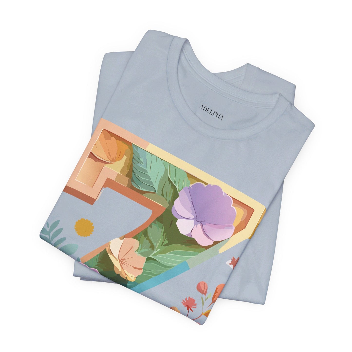 Unisex Letter Z Graphic Tee Premium by Adelpha Vintage Inspired Art Short Sleeve Shirt